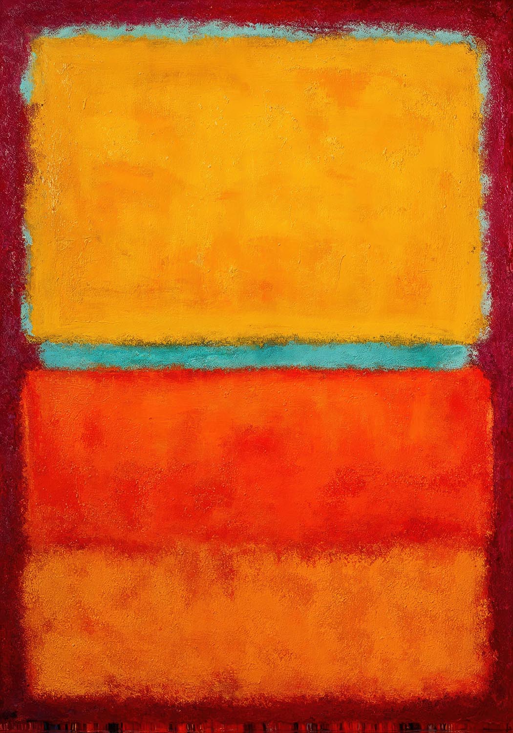 Abstract red 1 poster