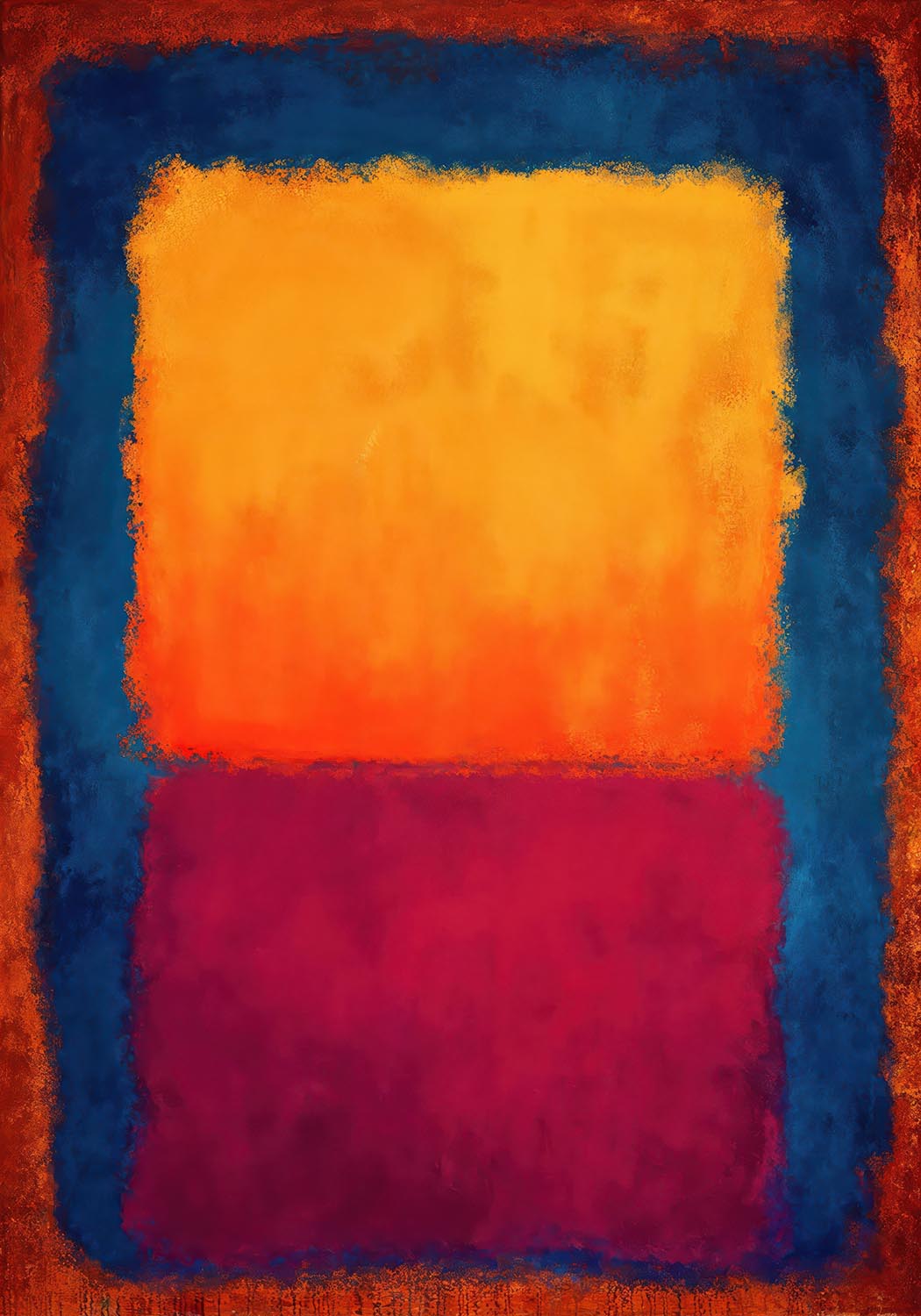 Abstract red 2 poster
