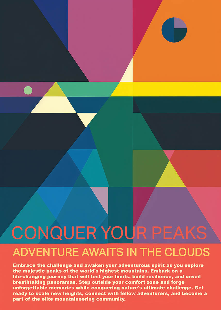 mountain poster
