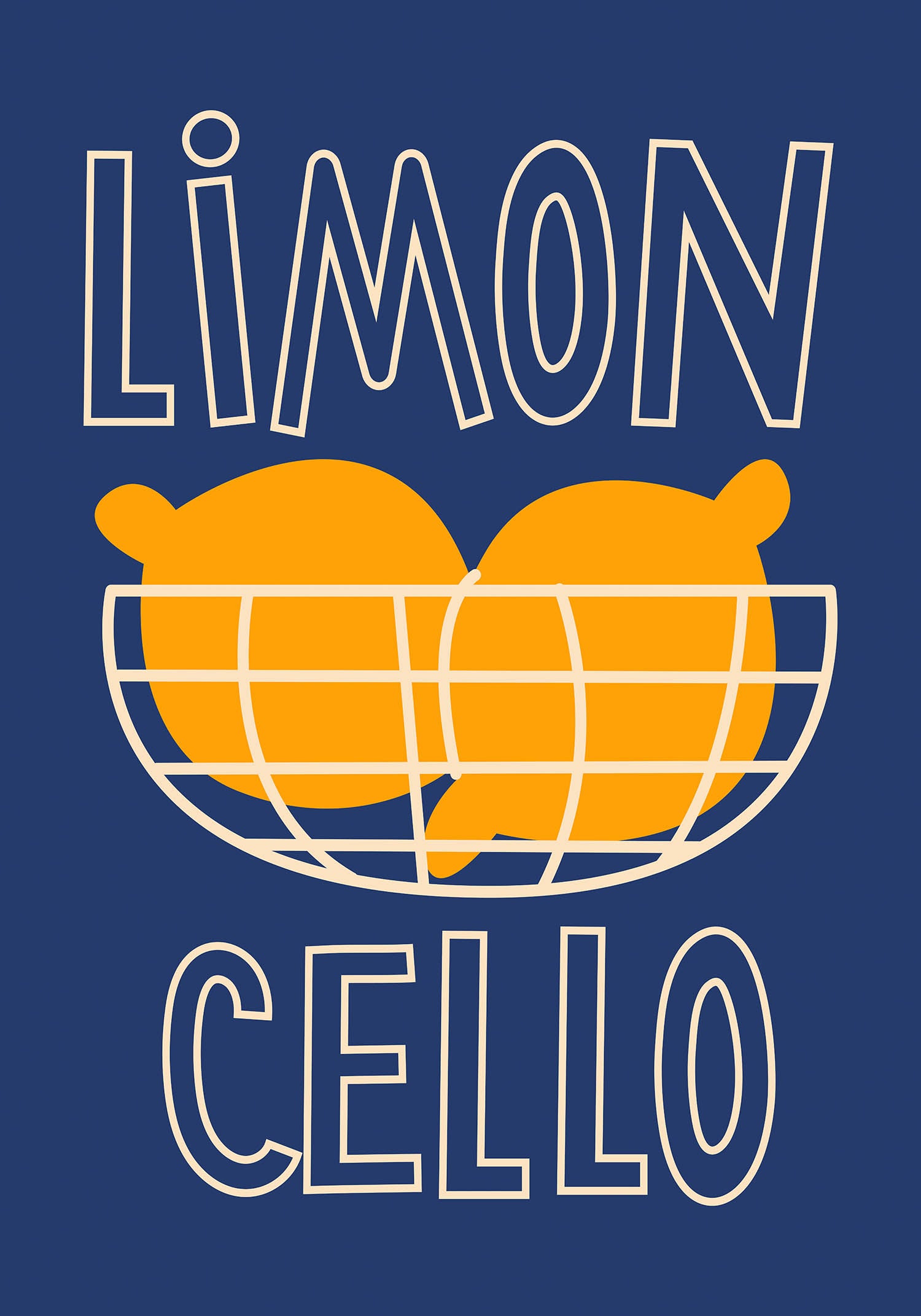 Limoncello kitchen poster