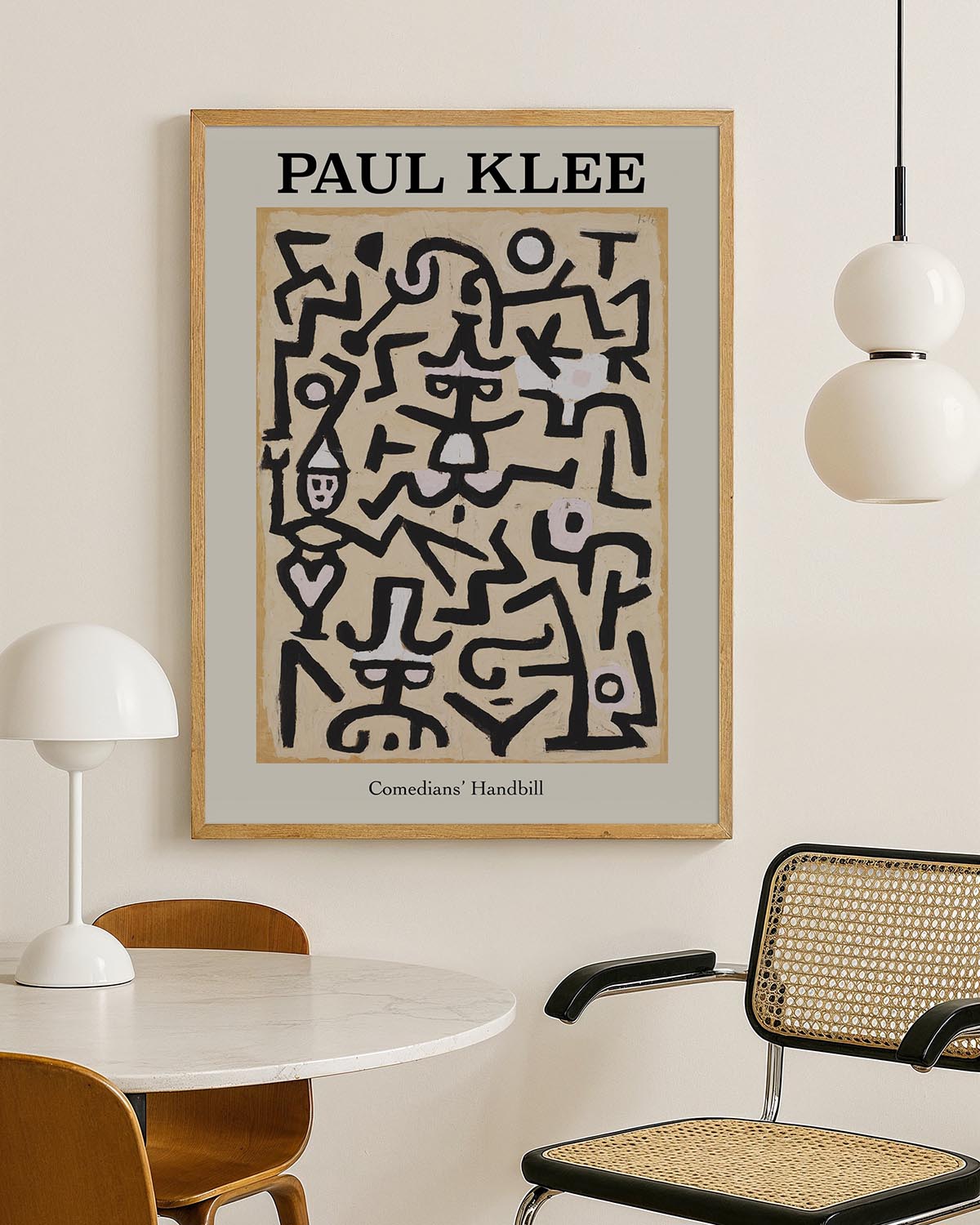 Paul Klee Comedians' Handbill poster