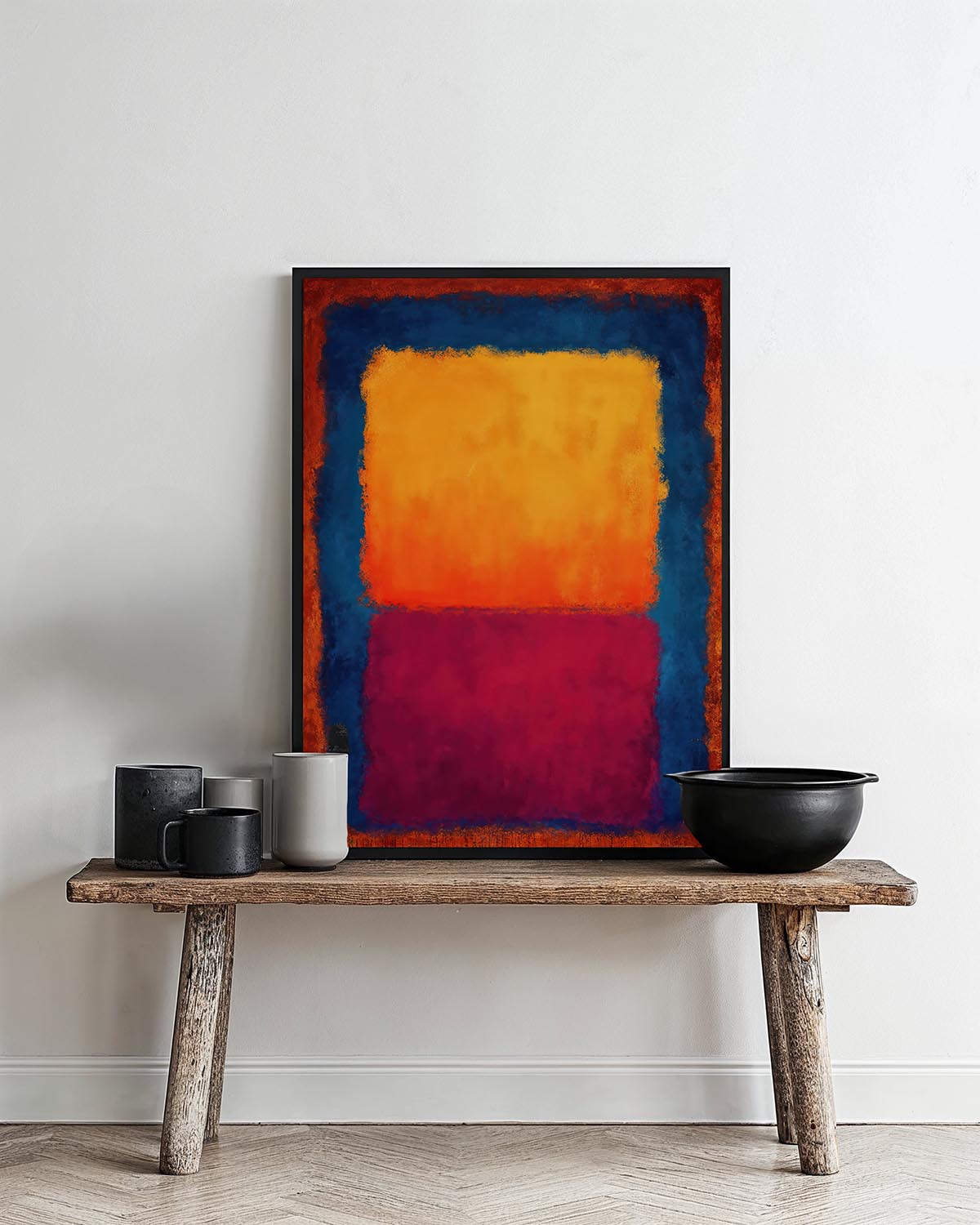 Abstract red 2 poster