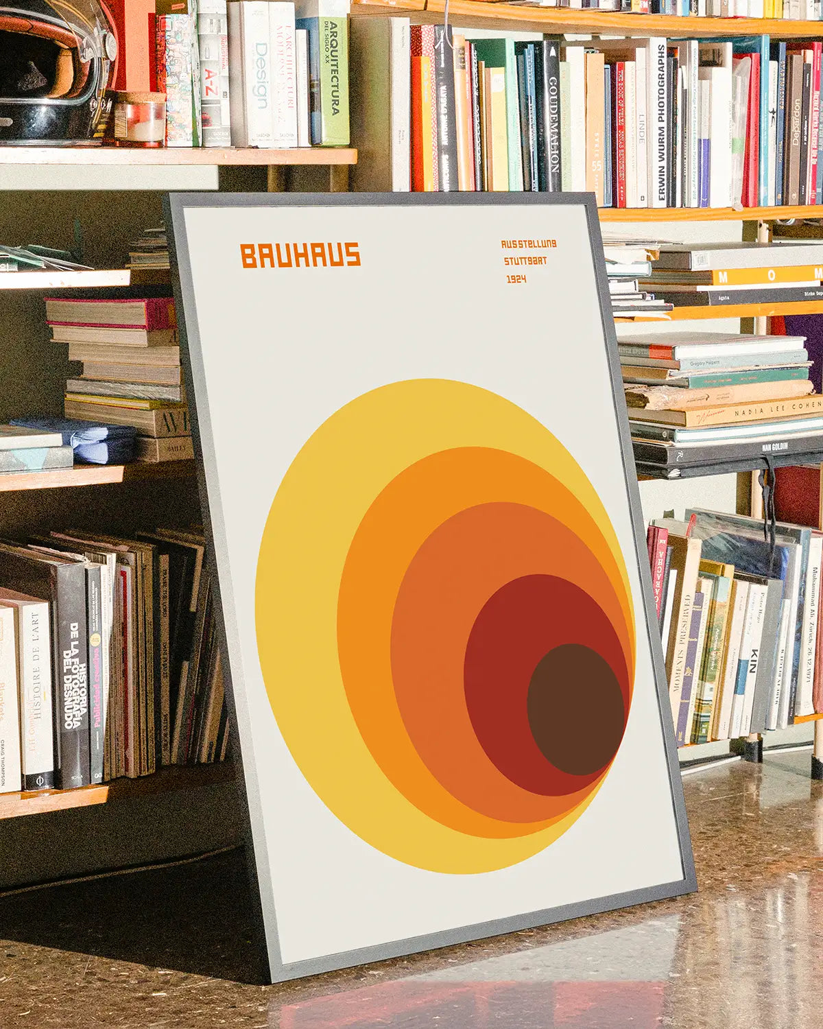 Bauhaus circles poster