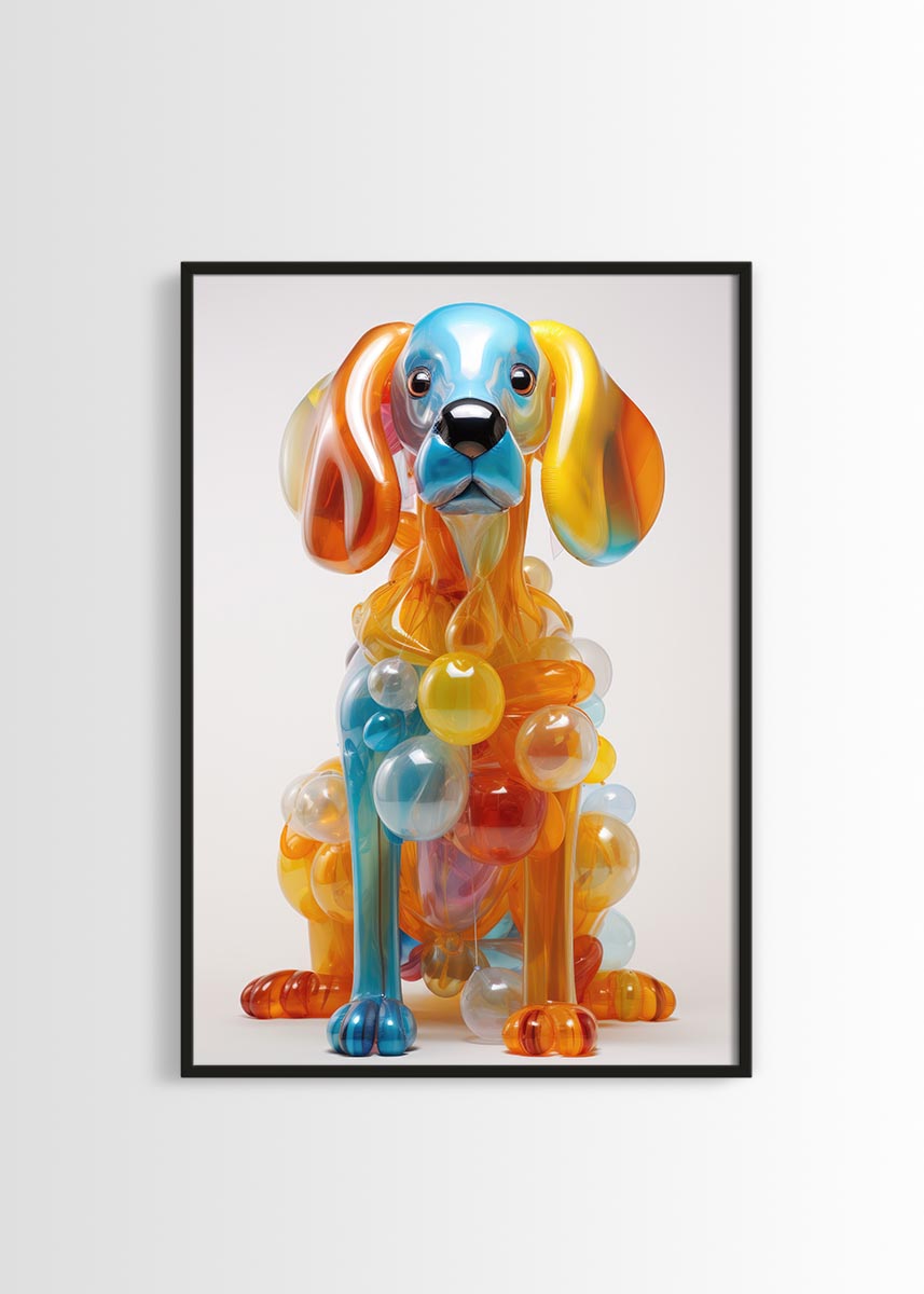 Dog Bubble poster