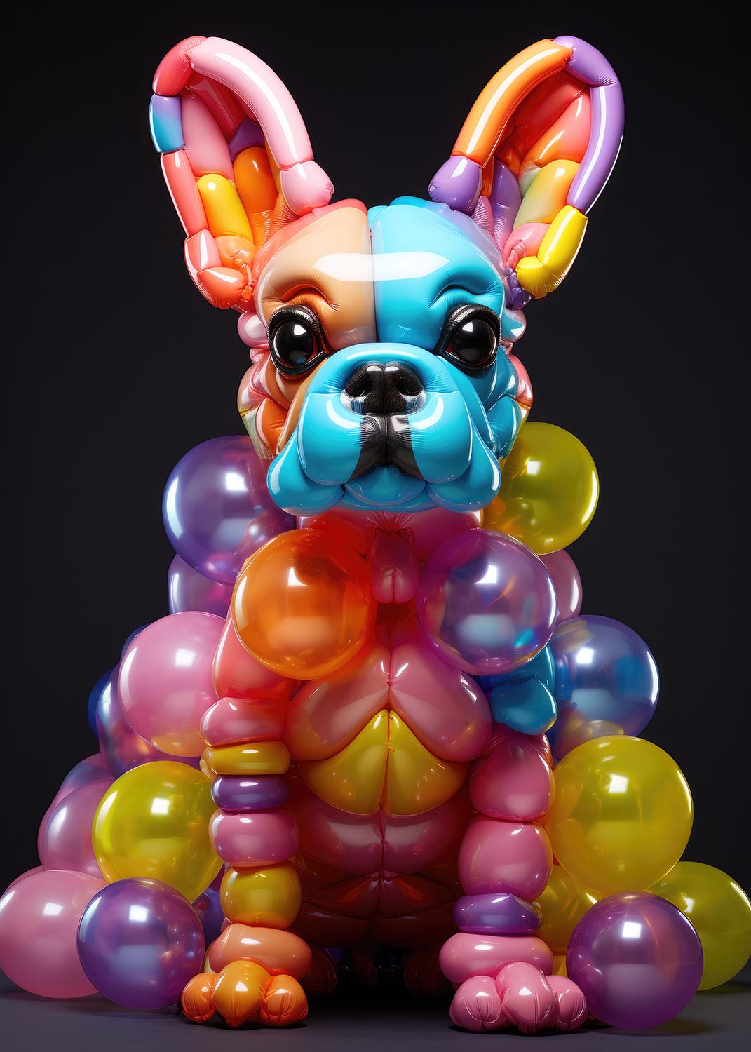 French bulldog poster