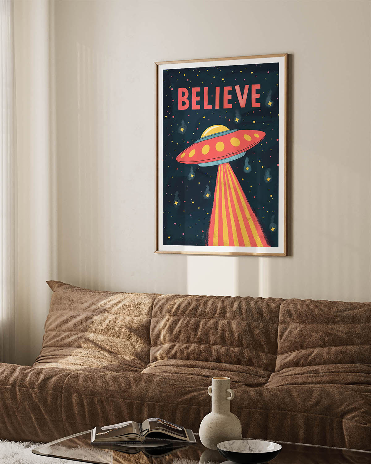 Believe UFO poster