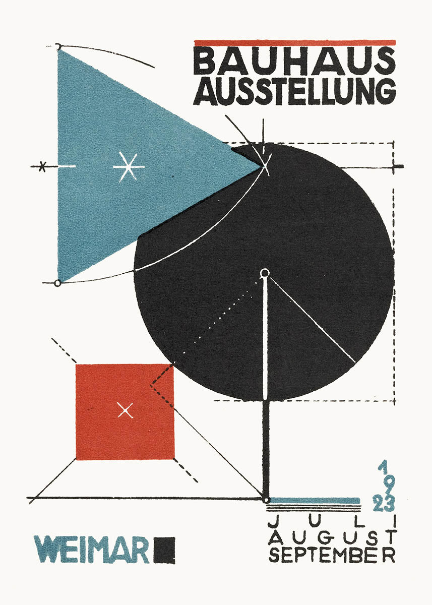 organ tyve skyld Bauhaus Ausstellung 1923 poster – Poster Wall