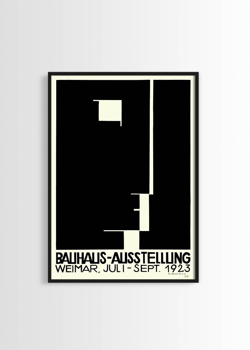 Bauhaus vintage exhibition poster