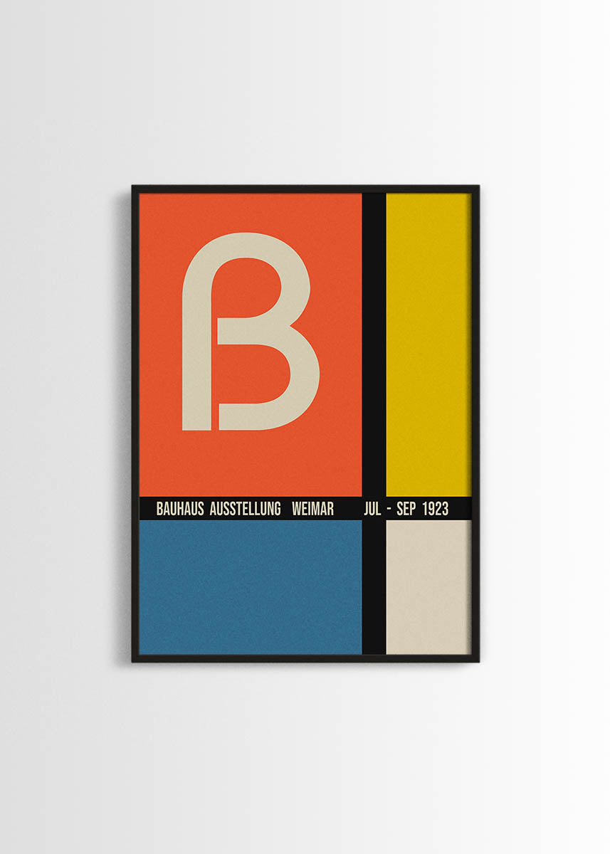 Bauhaus ausstellung weimar poster