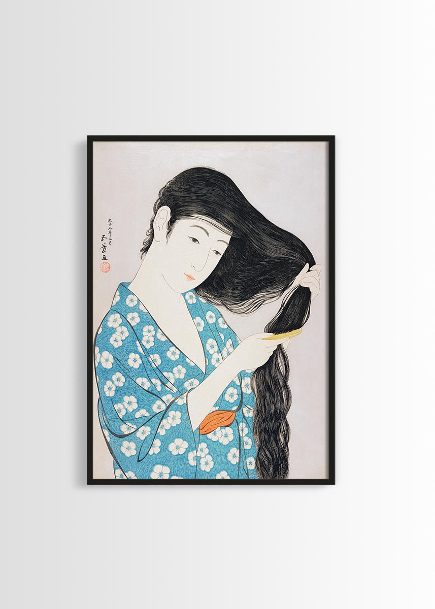 Goyō Hashiguchi vintage japanese poster