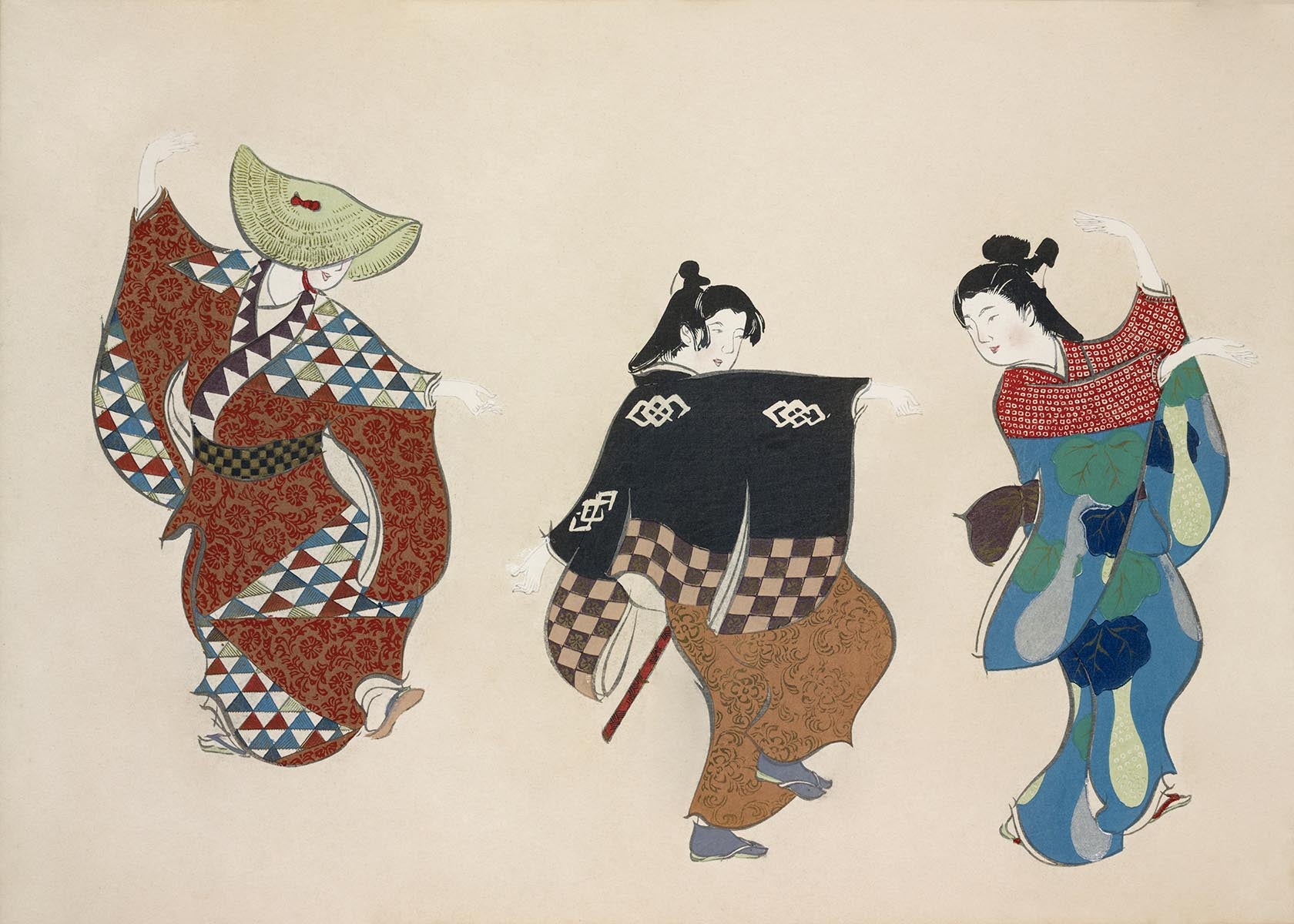 Kamisaka Sekka vintage japanese poster