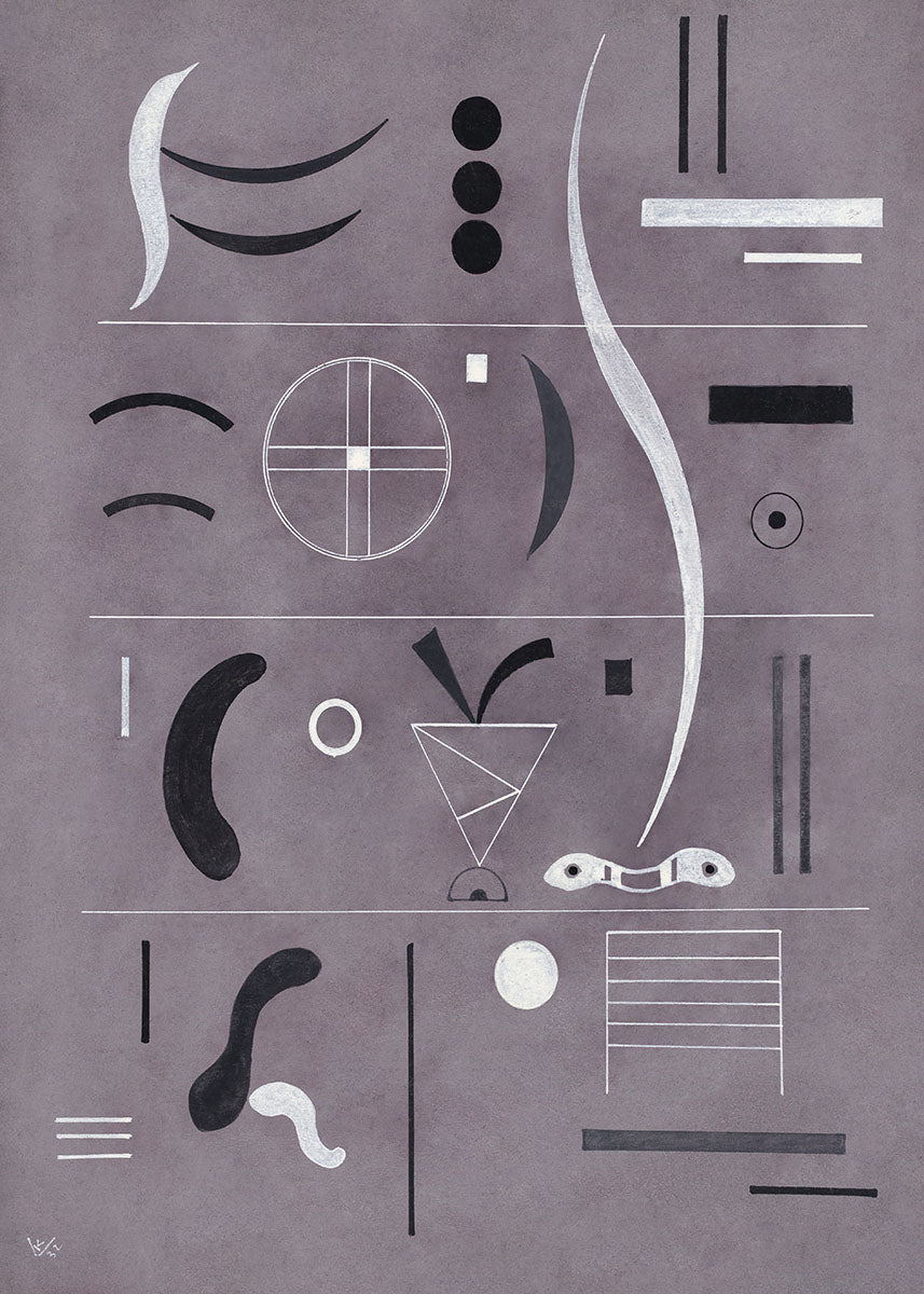 Kandinsky vintage exhibition poster