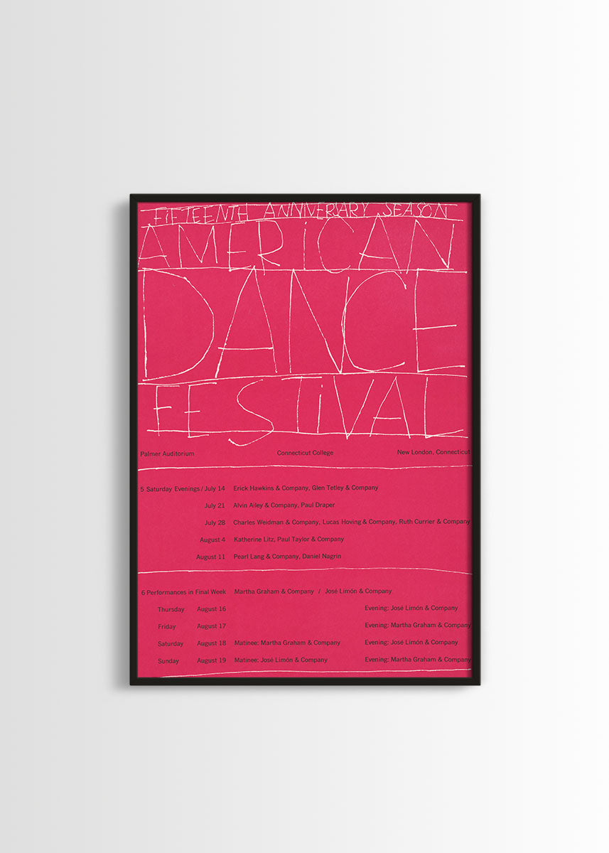 American dance festival poster