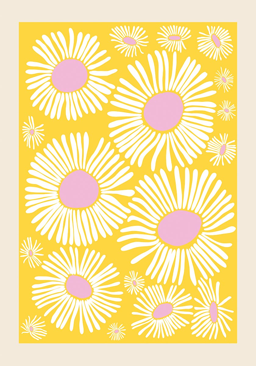 flower market poster