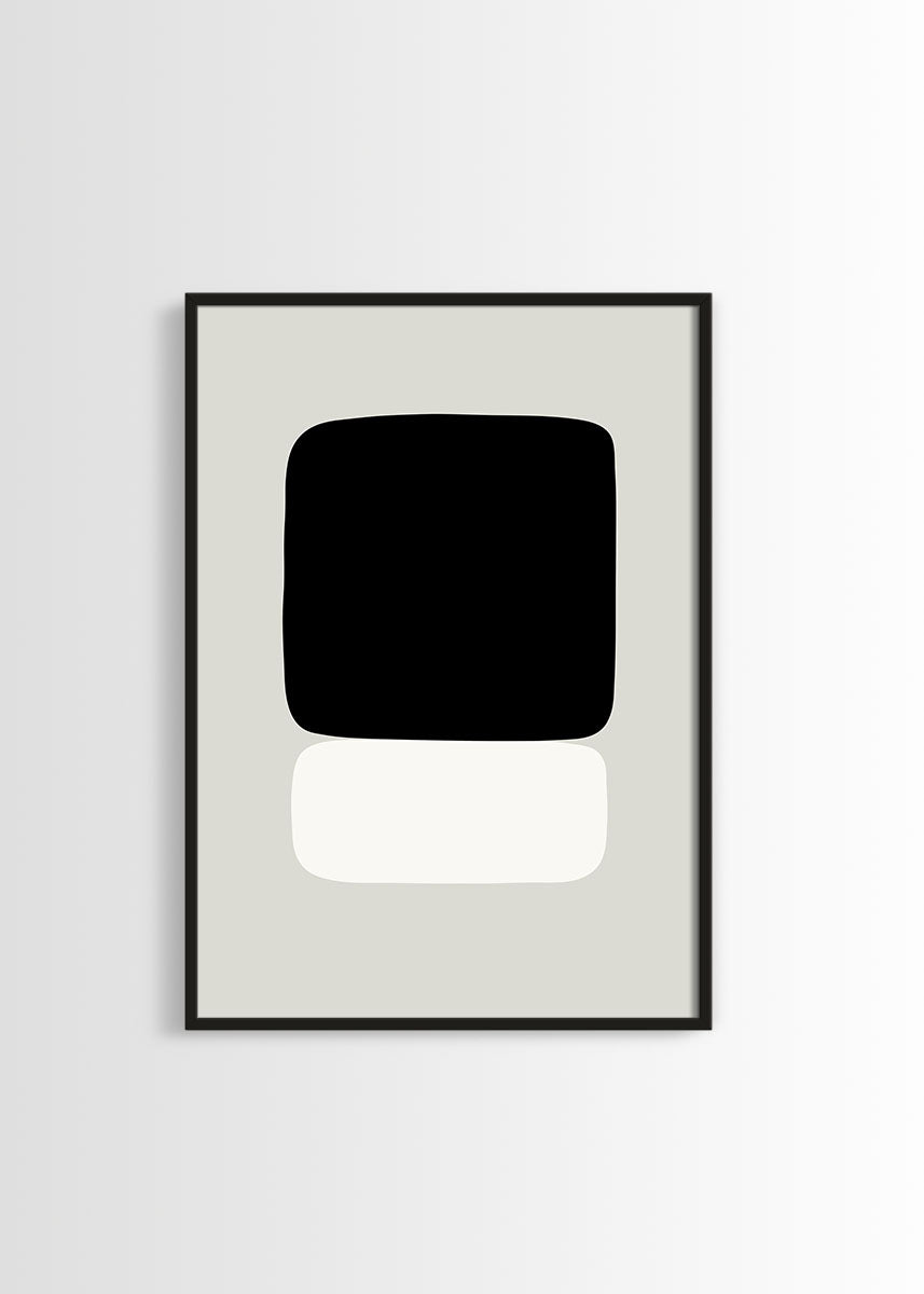 Kelly black & white poster