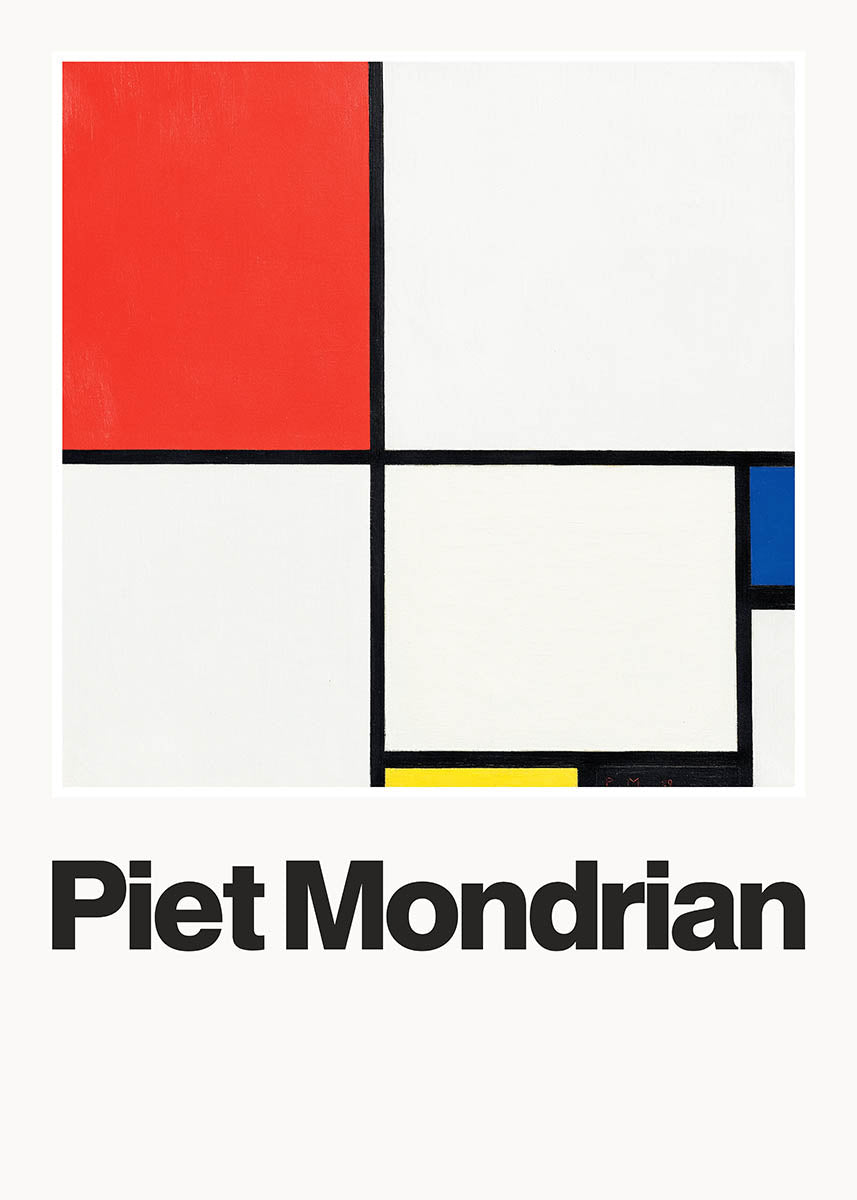 Piet Mondrian poster