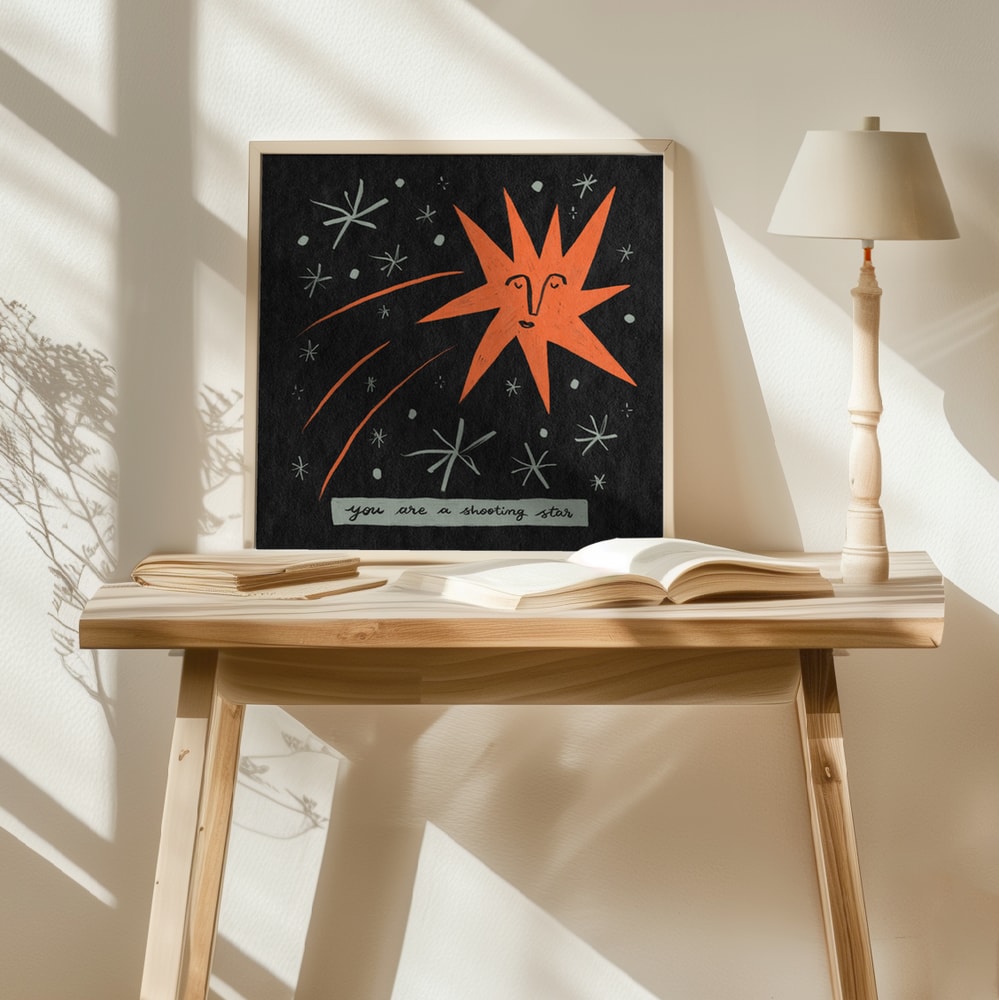 Whimsical Shooting Star