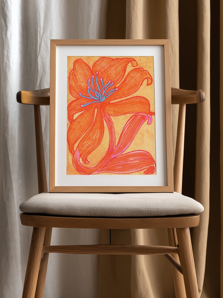 Vibrant Orange Lily