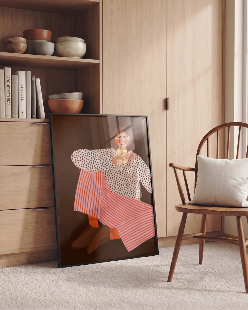 Cozy Coffee Moment Poster