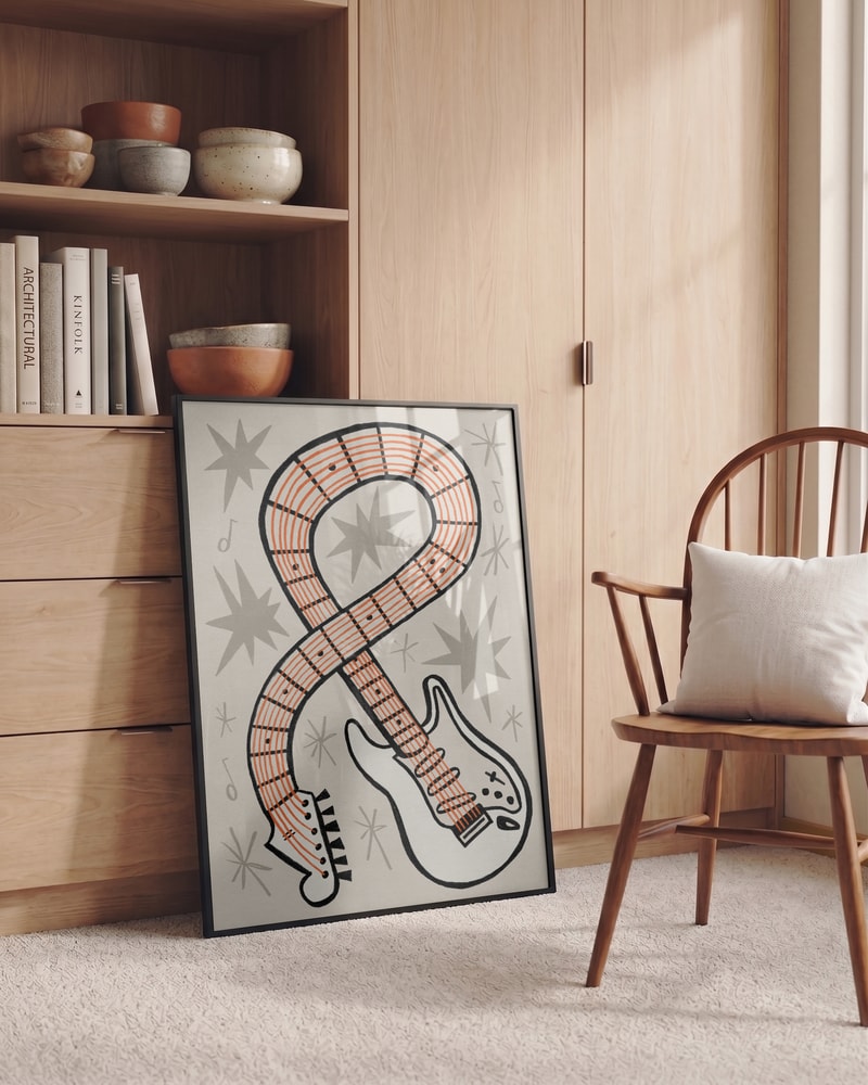 Rock and Roll Ampersand Poster