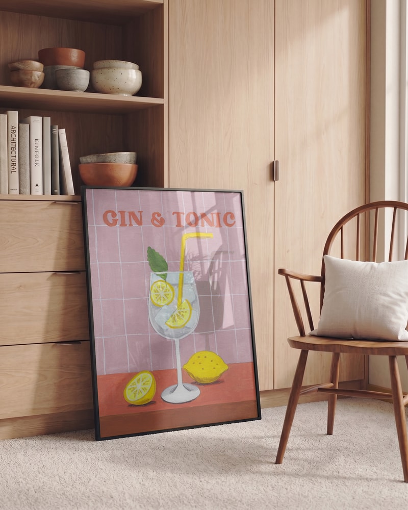 Gin and Tonic Cocktail
