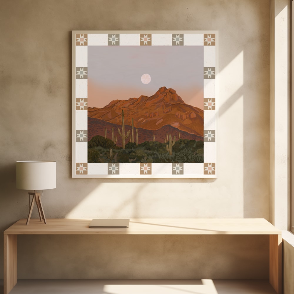 Southwest Desert Moon
