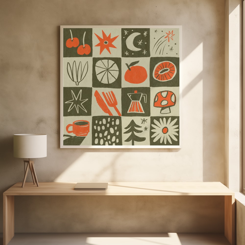 Retro Kitchen Nature