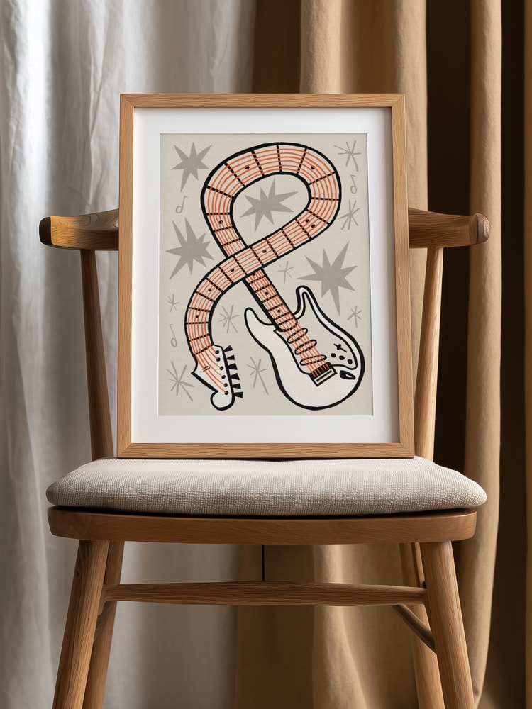 Rock and Roll Ampersand Poster
