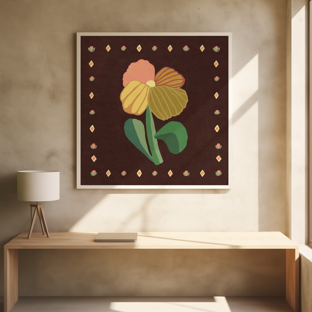 Folk Art Flower Bloom