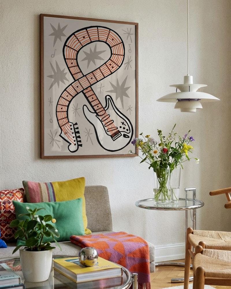 Rock and Roll Ampersand Poster