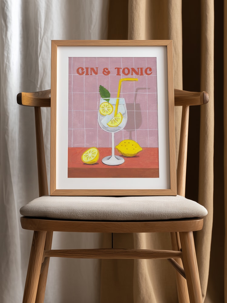Gin and Tonic Cocktail