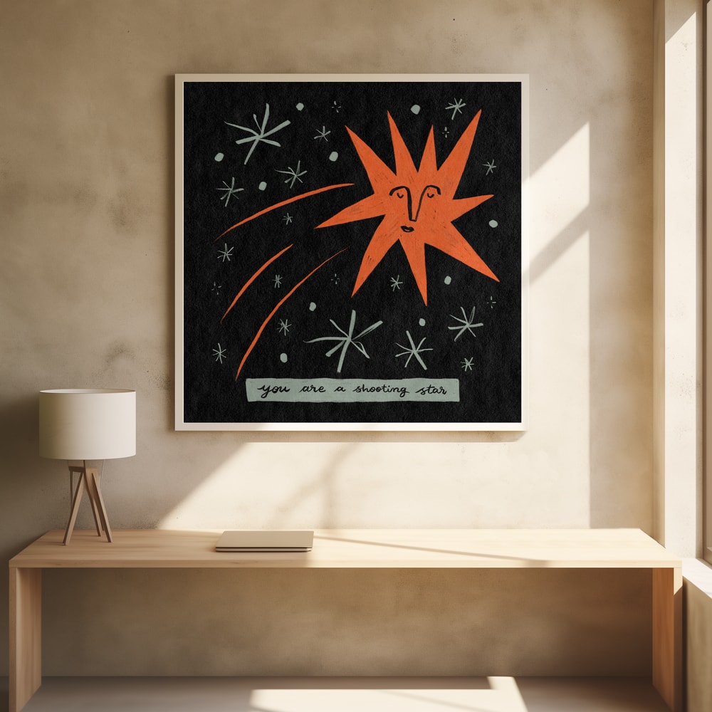 Whimsical Shooting Star