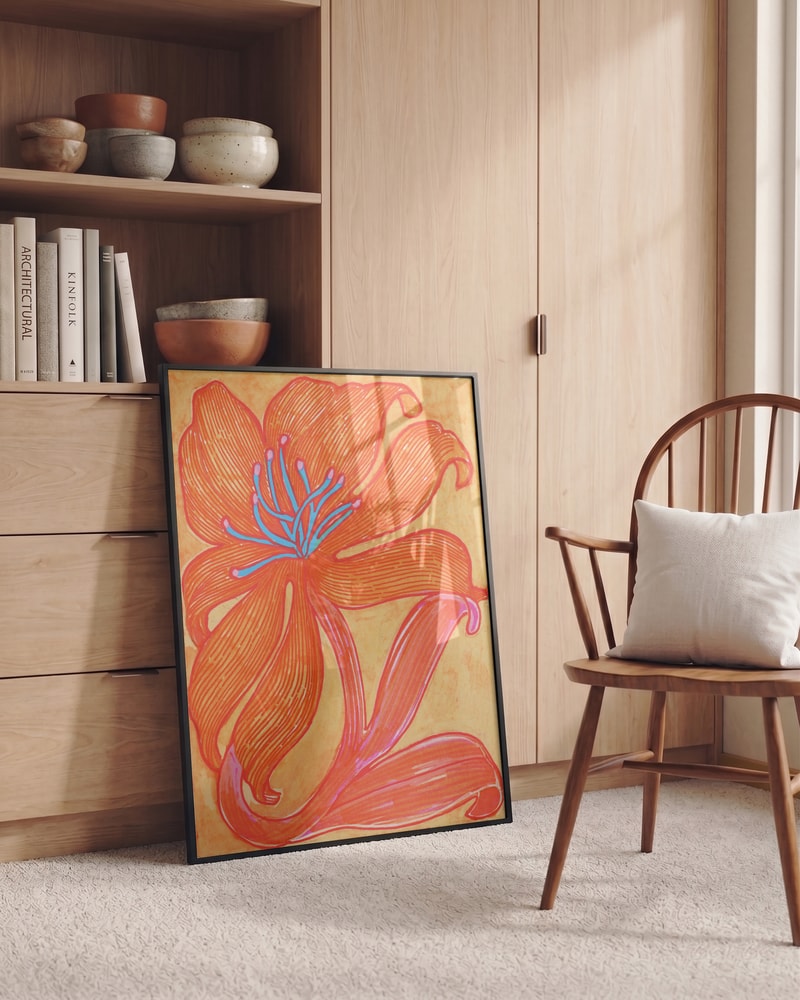 Vibrant Orange Lily