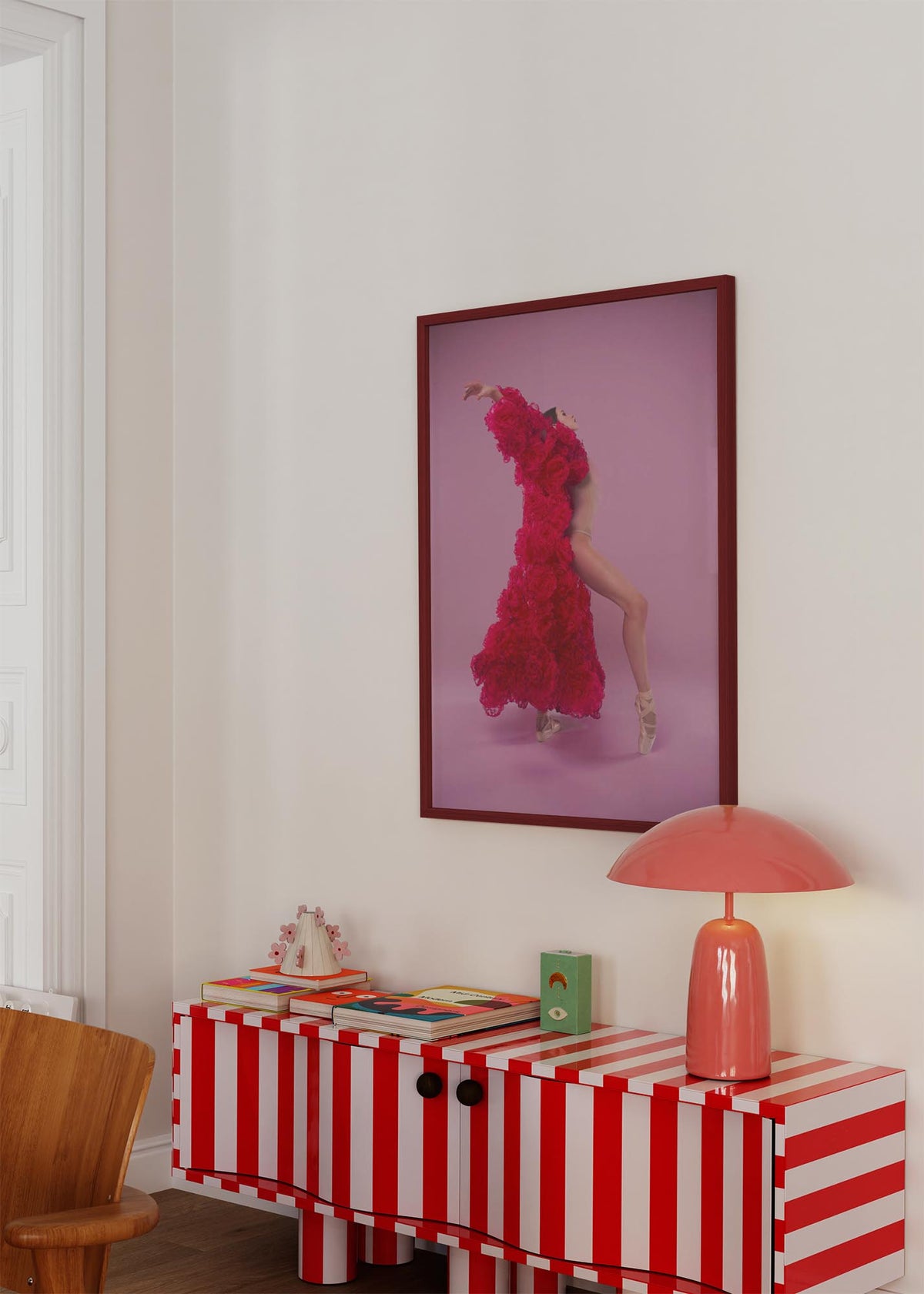 Vibrant Fuchsia Dancer