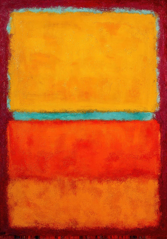 Abstract red 1 poster