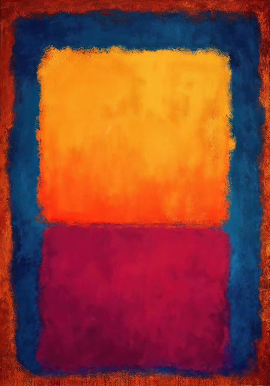Abstract red 2 poster