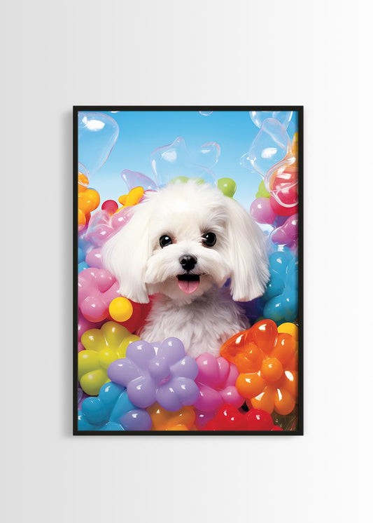 Bichon Maltese poster