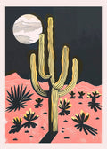 Desert night poster
