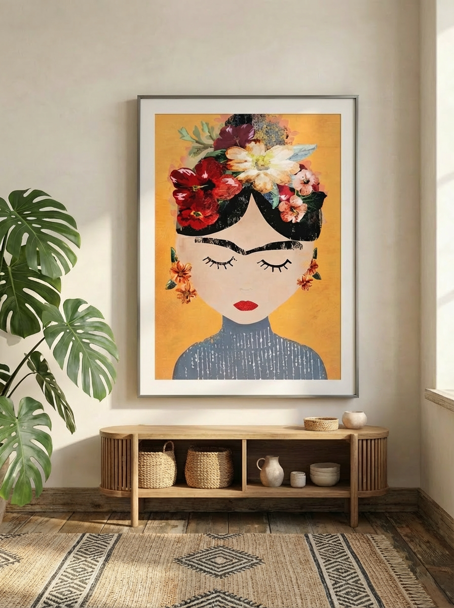 Floral Serenity Poster