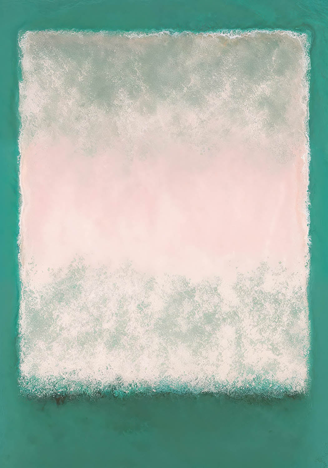 Green abstract poster