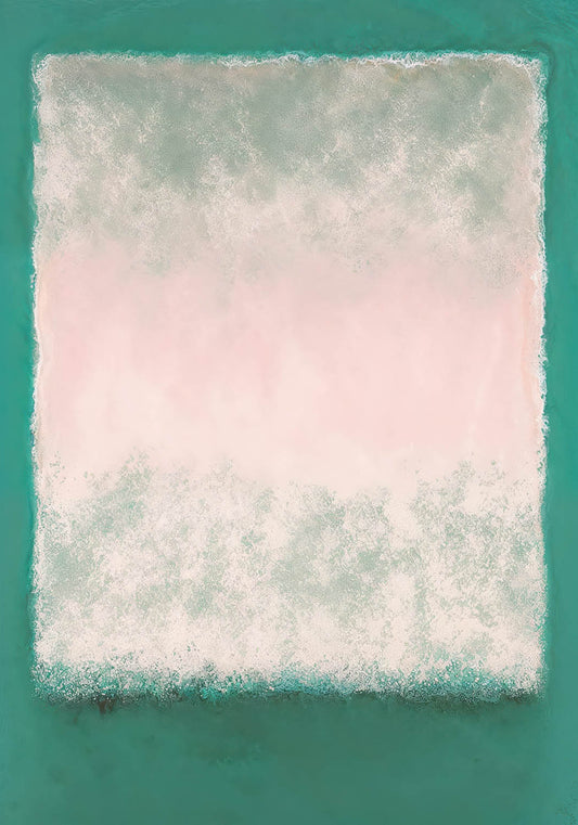 Green abstract poster