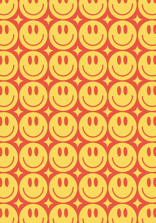Happy faces poster