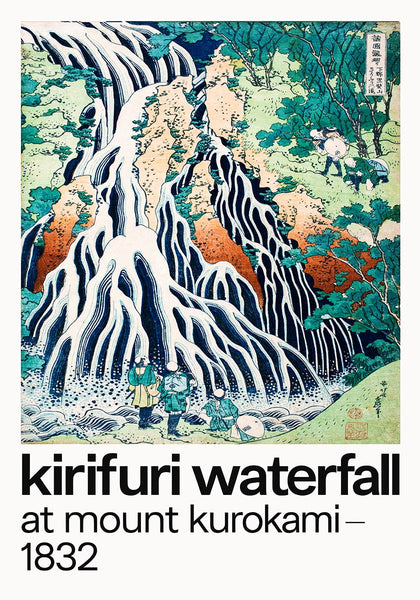 Hokusai - Kirifuri waterfall – Poster Wall