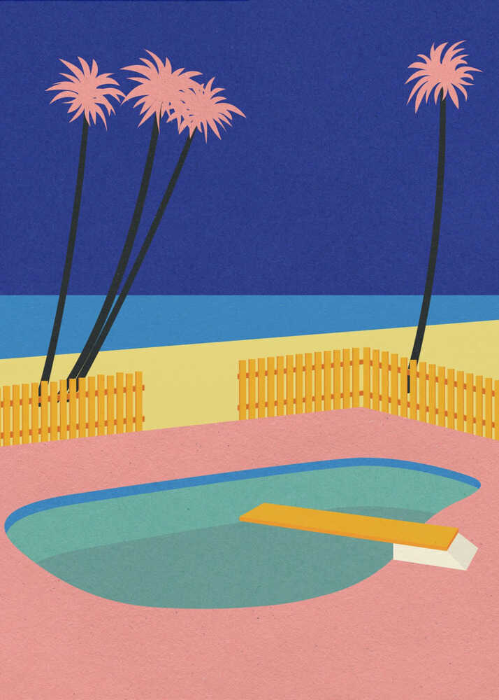 Malibu Beach Poster