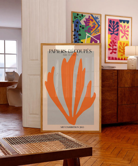 Henri Matisse inspired prints - The cut outs posters - Papier
