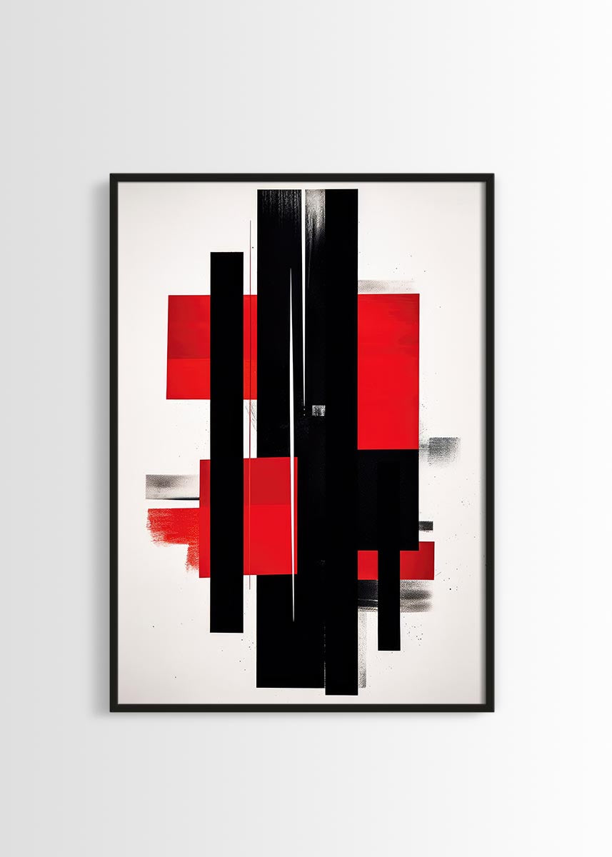 Pierre soulages style poster