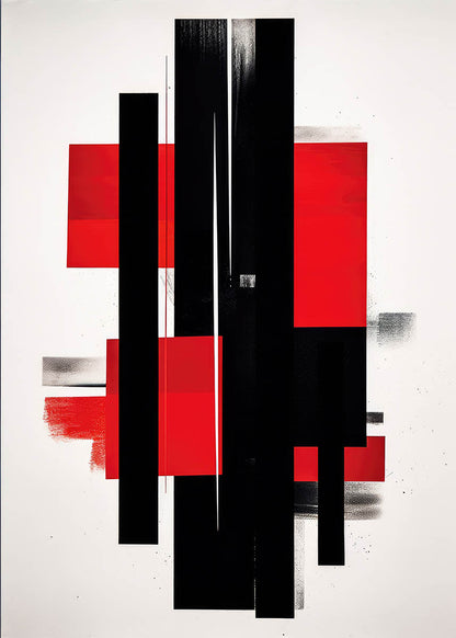 Pierre Soulages style poster