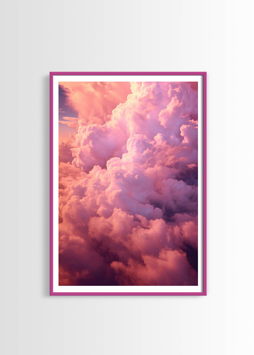 Pink sky poster