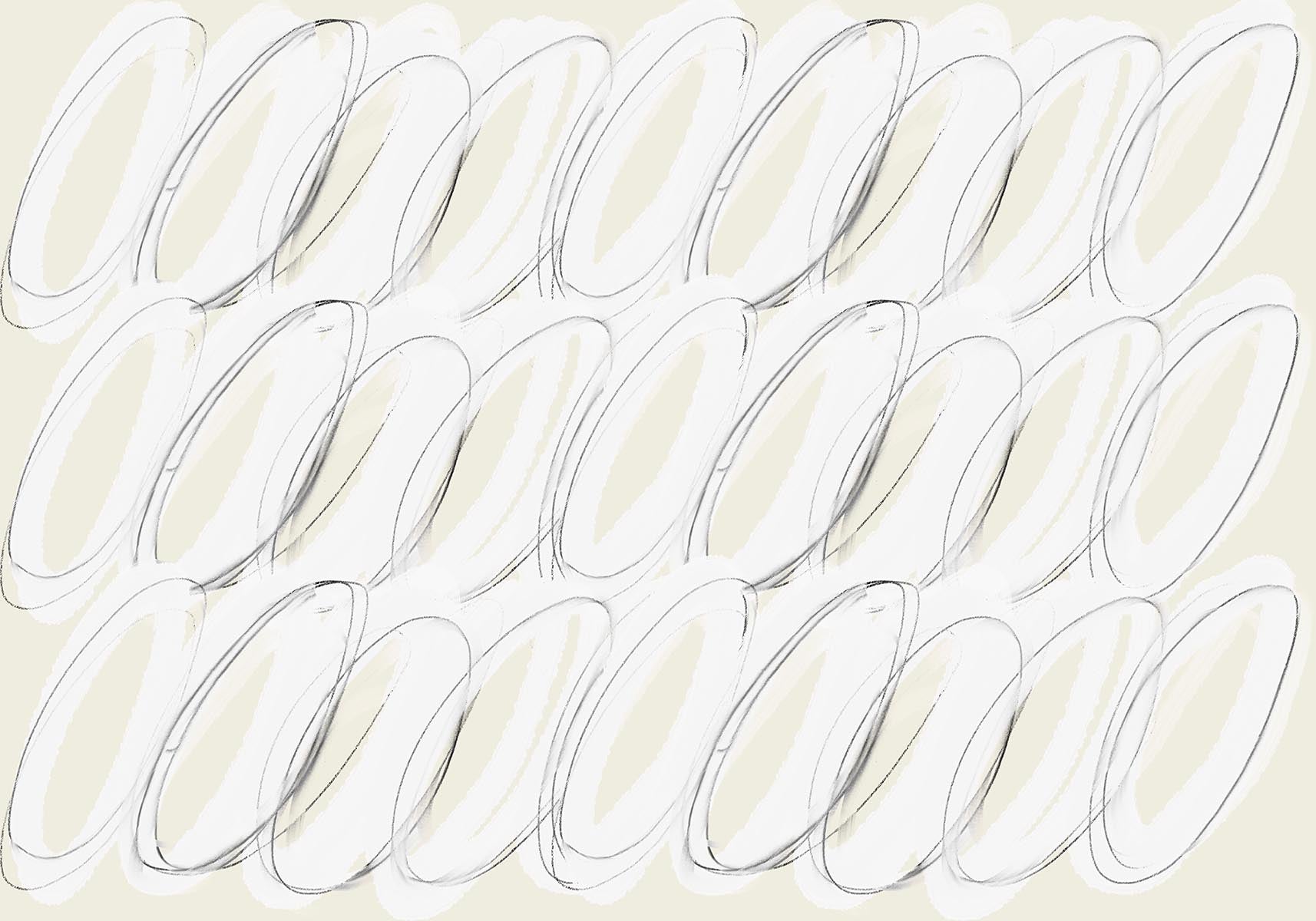White ovals poster