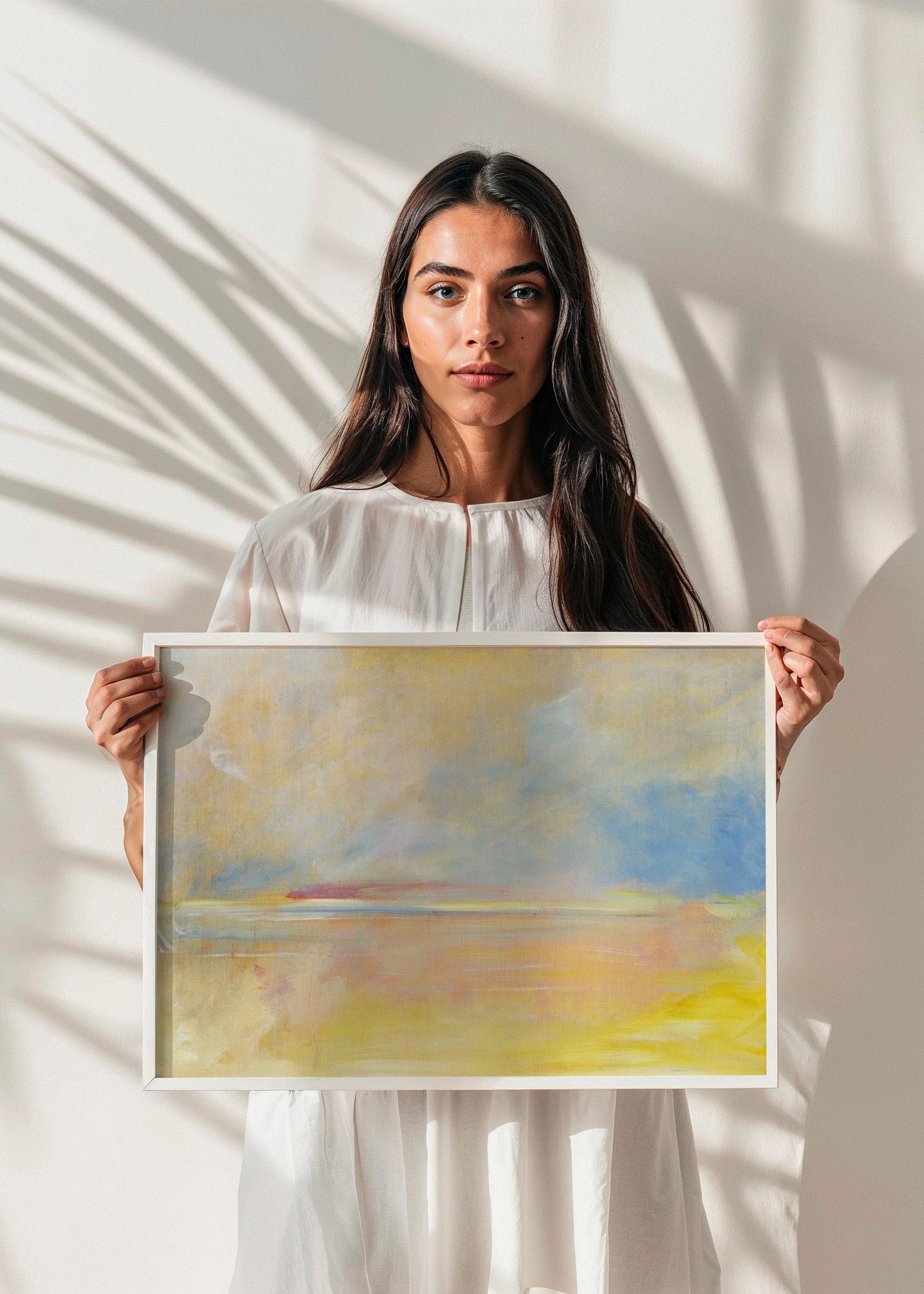 Aesthethic landscape background poster